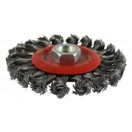 Twisted Knot Wheel Brush - Steel Wire