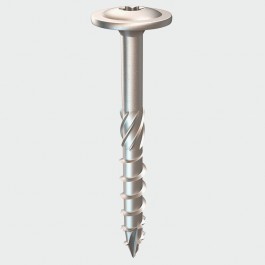 In-Dex Timber Screw - Stainless Steel Wafer Head