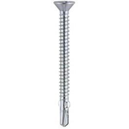 Light Section Wing Tip Self Drilling Screw - Zinc